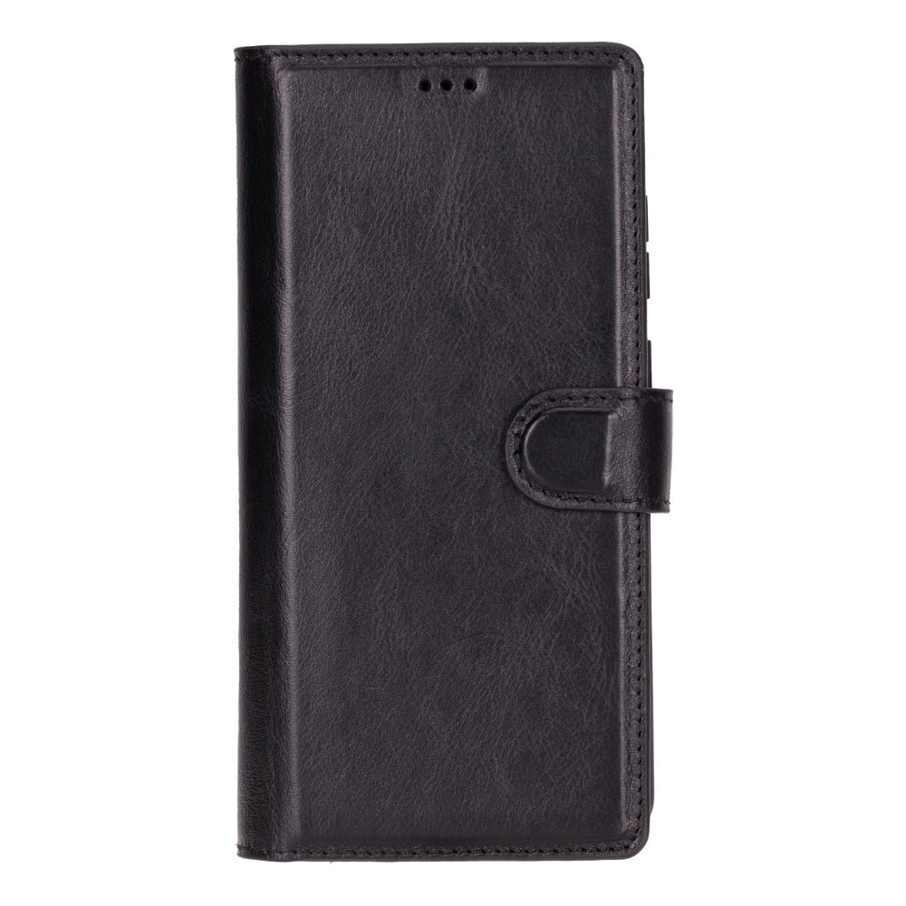 Magic Samsung Galaxy S25 Ultra Genuine Leather Detachable Wallet Case