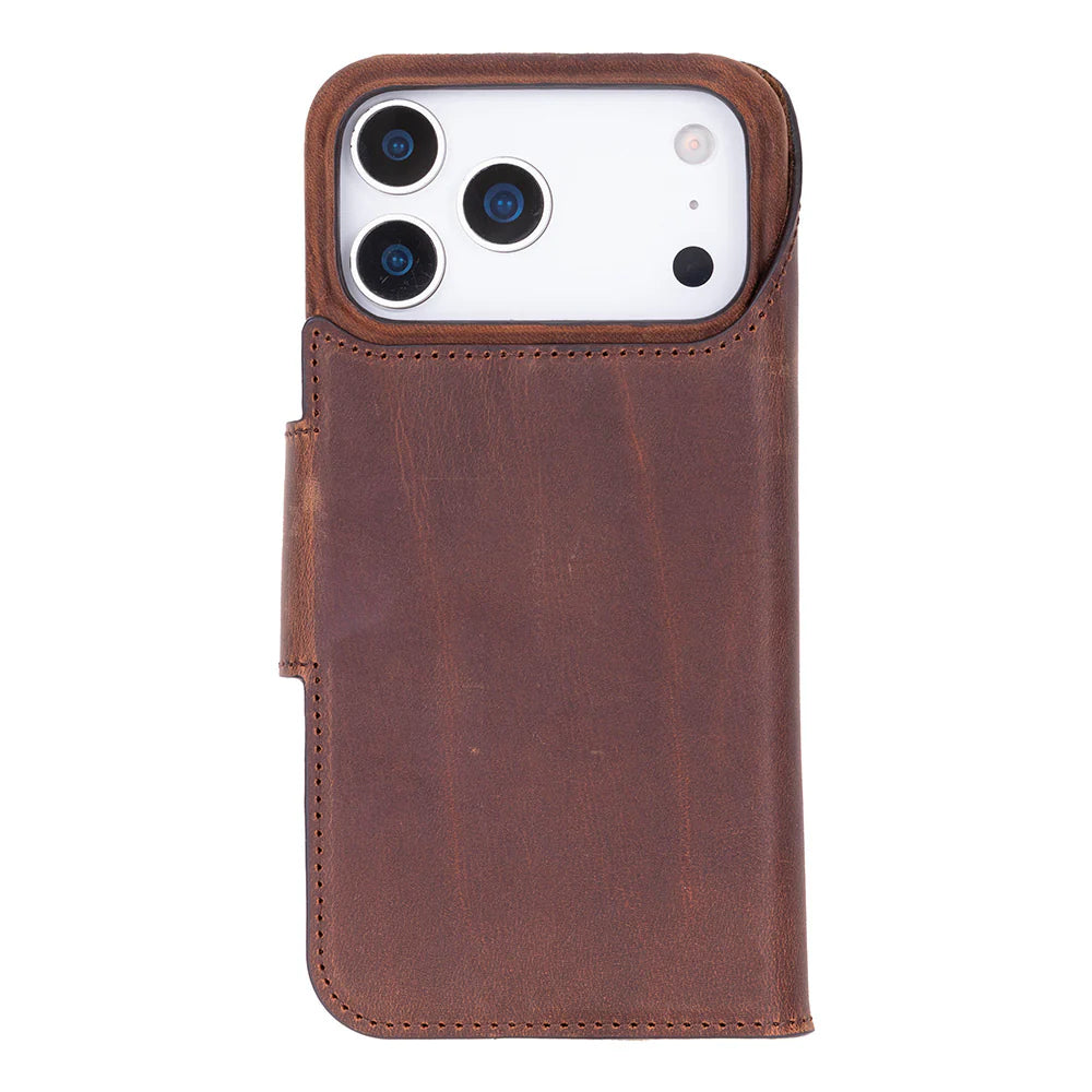 Elite Magic iPhone 17 Pro Max Detachable Leather Wallet Case