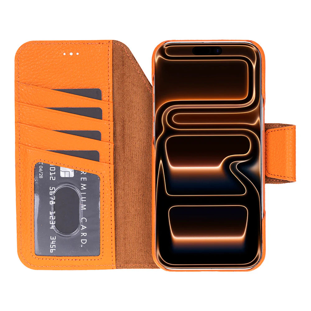 Elite Magic iPhone 17 Pro Max Leather Detachable Wallet Case