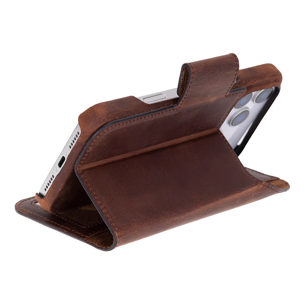 Elite Magic iPhone 17 Pro Max Detachable Leather Wallet Case