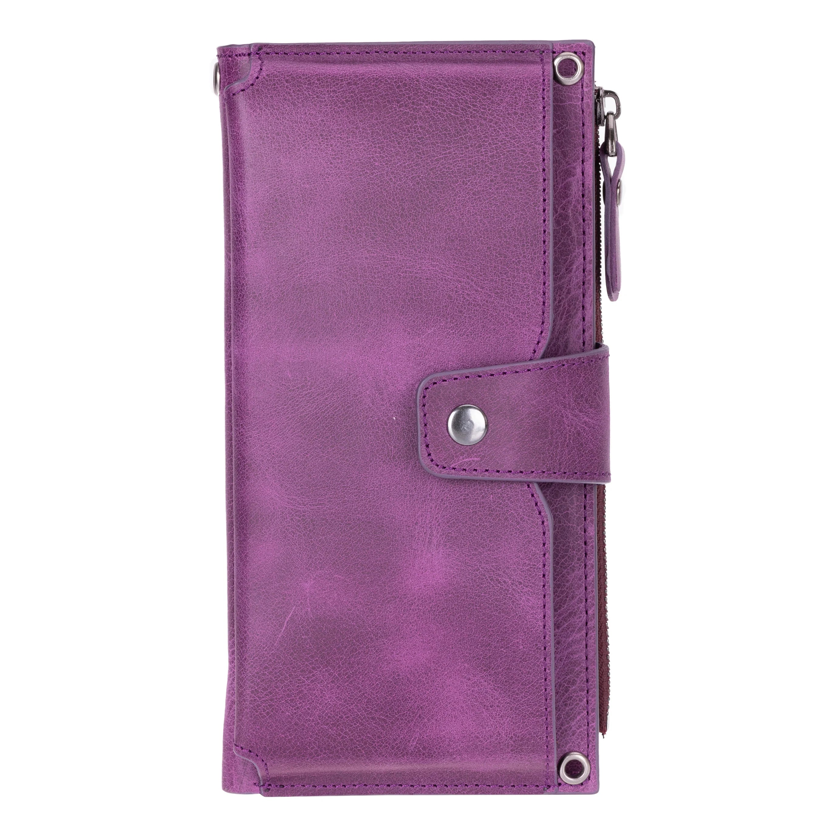 Lozan Strap Genuine Leather Crossbody Wallet