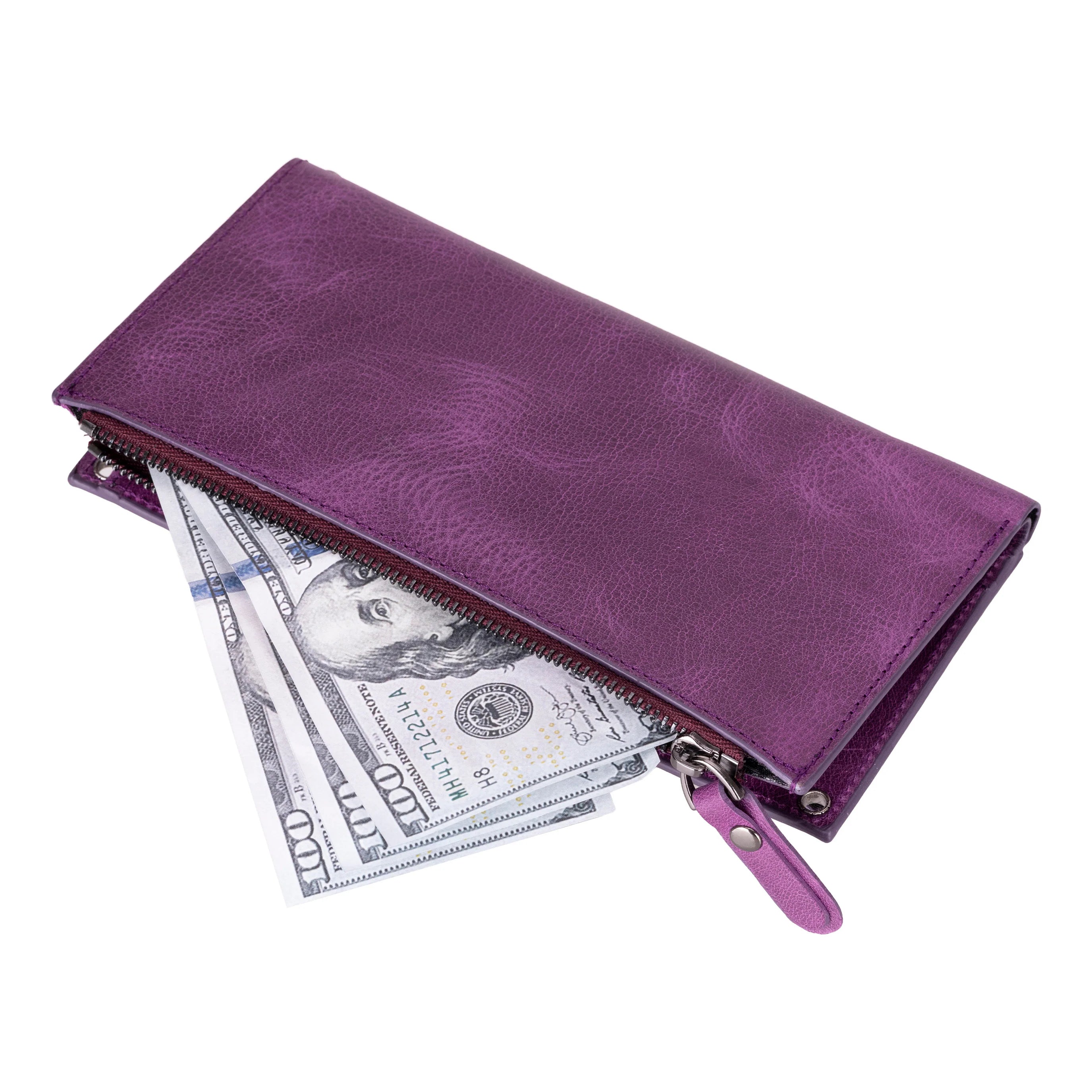 Lozan Strap Genuine Leather Crossbody Wallet