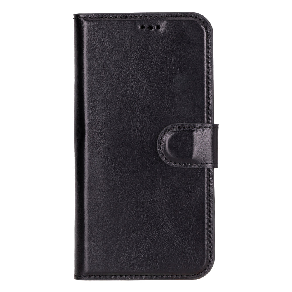 Magic iPhone 16 Plus Genuine Leather Detachable Wallet Case