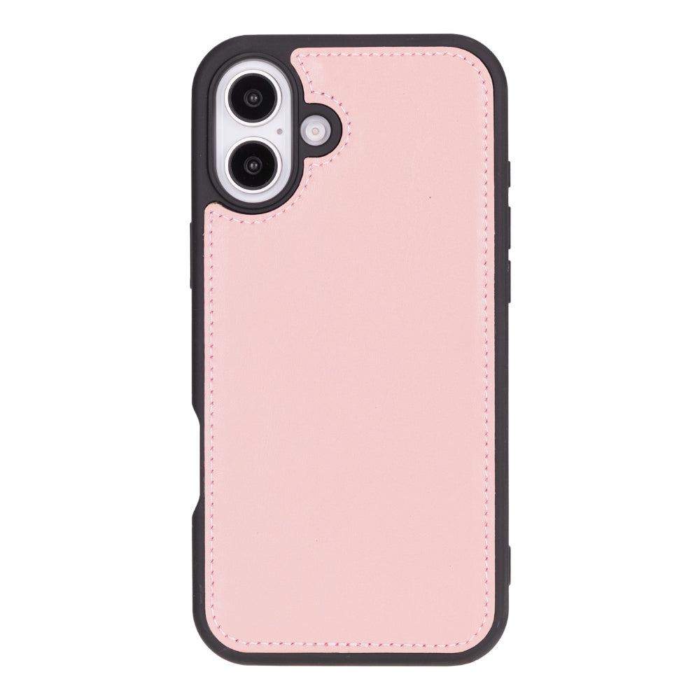 Magic iPhone 16 Plus Genuine Leather Detachable Wallet Case