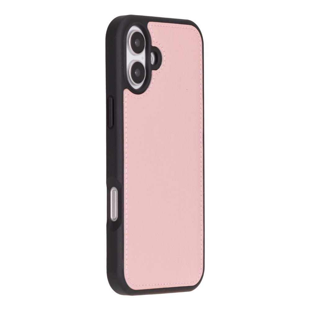 Magic iPhone 16 Plus Genuine Leather Detachable Wallet Case