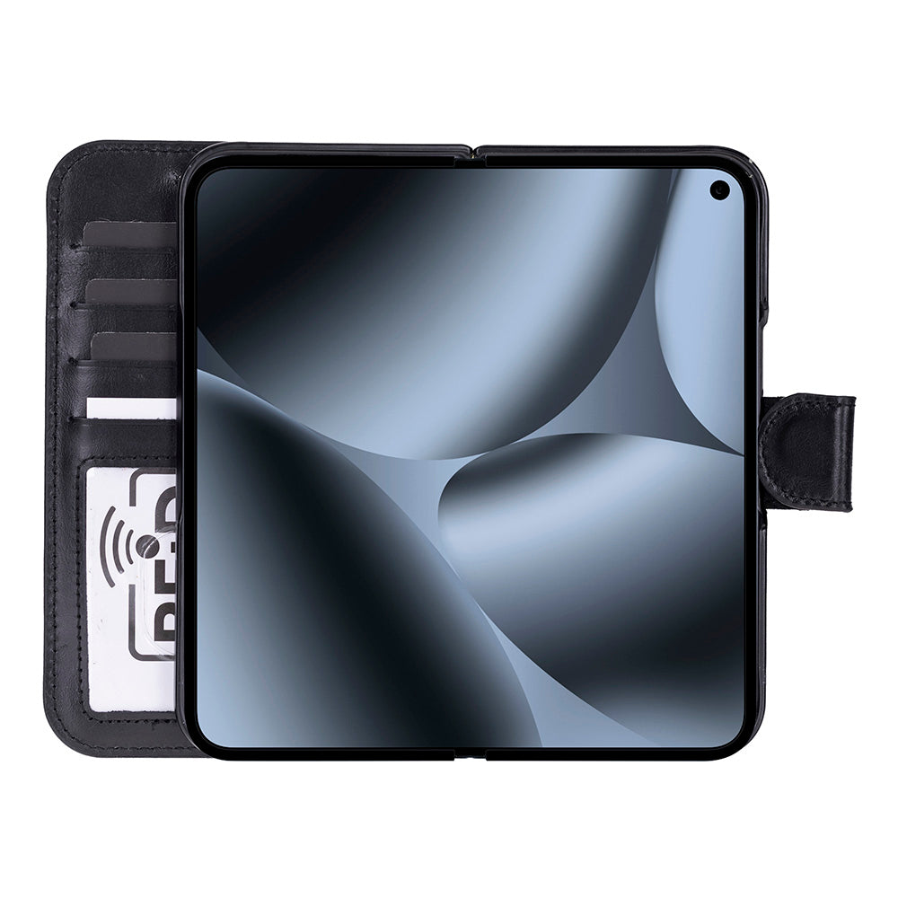 Wallet ID Google Pixel 10 Pro Fold Leather Folio Case (Bouletta)