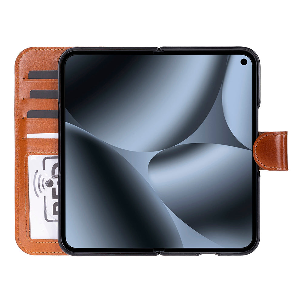Wallet ID Google Pixel 10 Pro Fold Leather Folio Case (Bouletta)