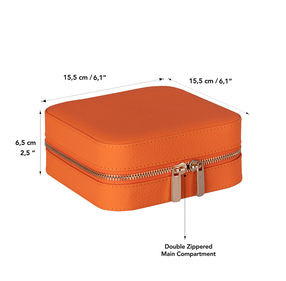 Amanda Genuine Leather Jewelry Box