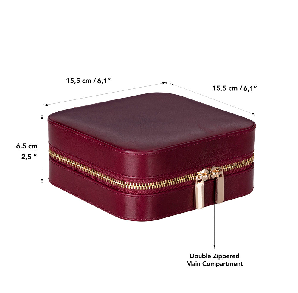 Amanda Genuine Leather Jewelry Box