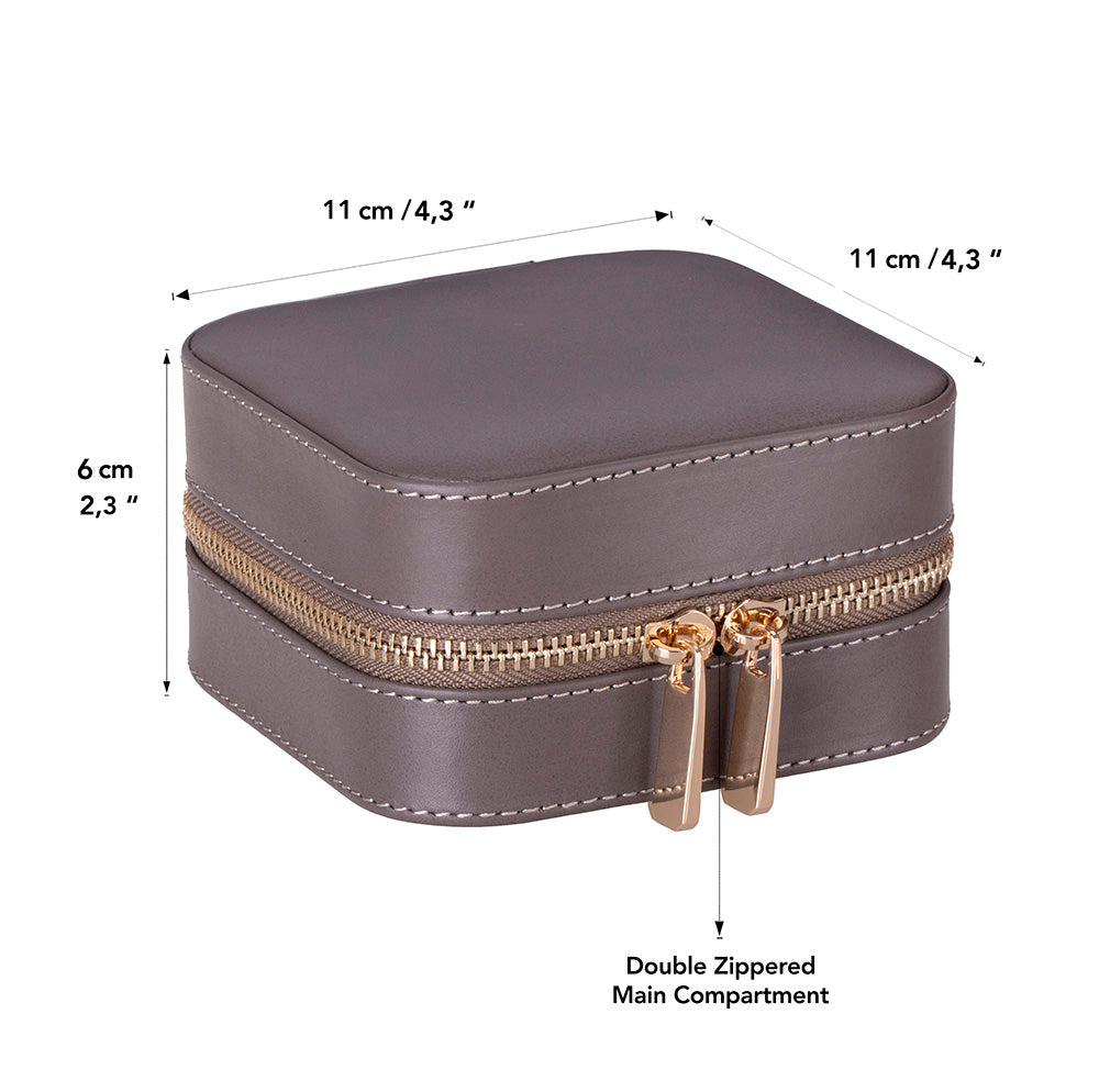 Amanda Genuine Leather Jewelry Box