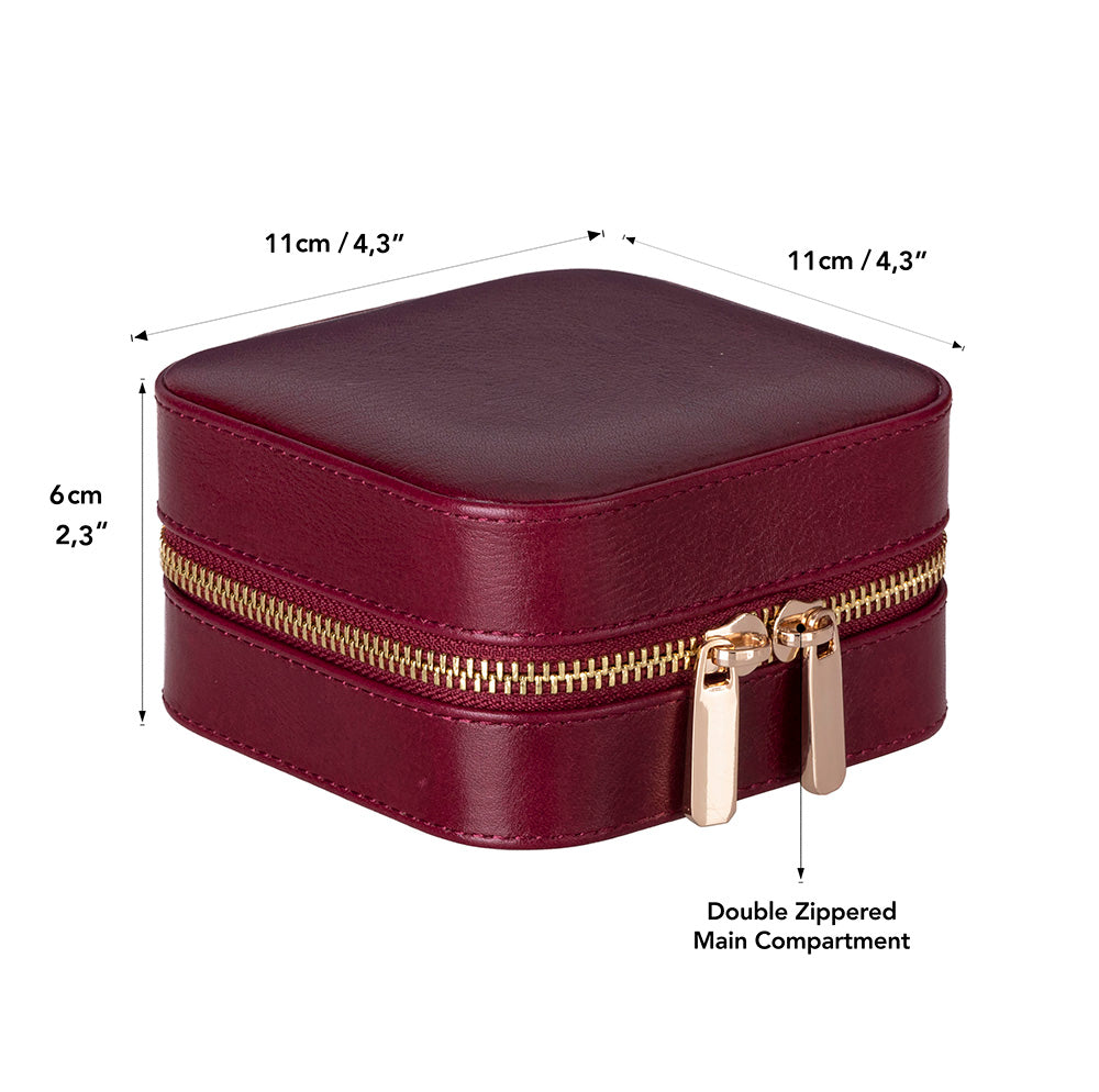 Amanda Genuine Leather Jewelry Box