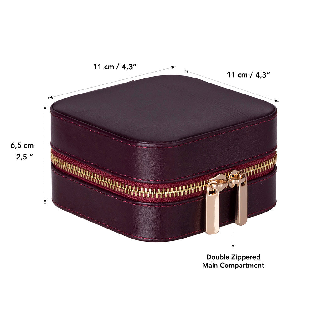 Amanda Genuine Leather Jewelry Box