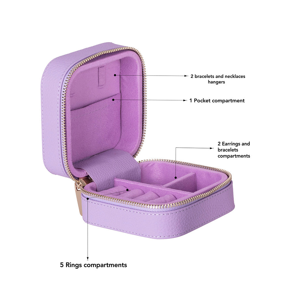 Amanda Genuine Leather Jewelry Box