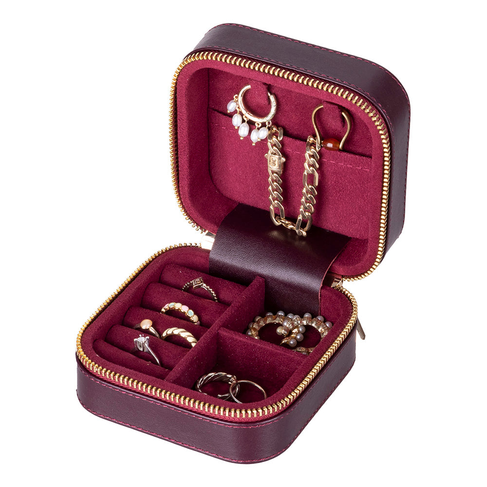 Amanda Genuine Leather Jewelry Box