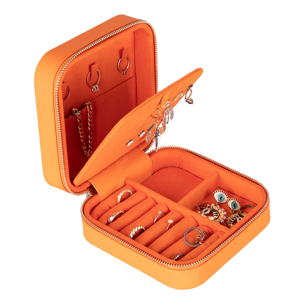Amanda Genuine Leather Jewelry Box
