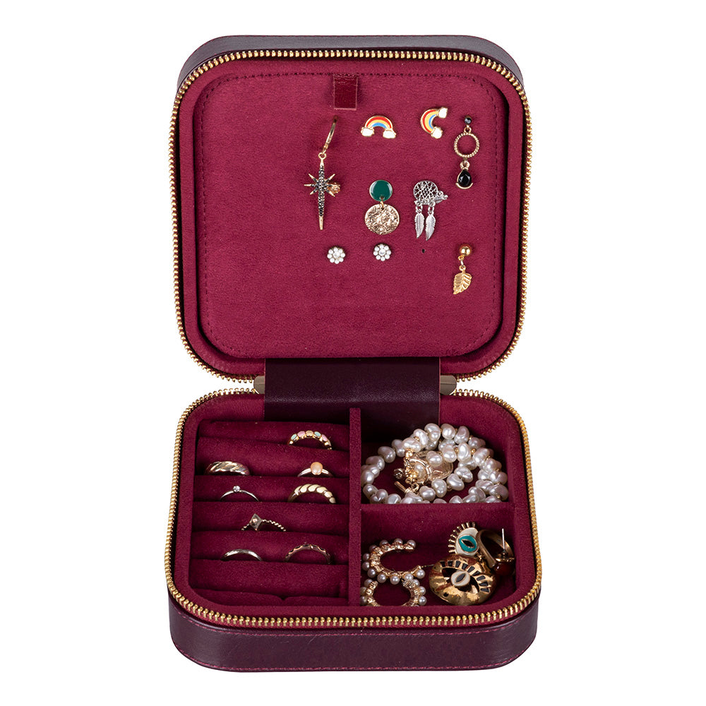 Amanda Genuine Leather Jewelry Box