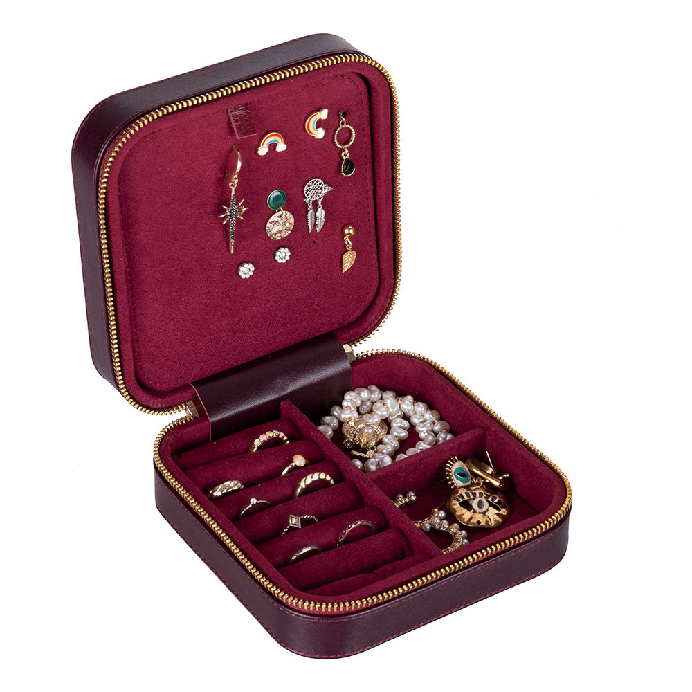 Amanda Genuine Leather Jewelry Box