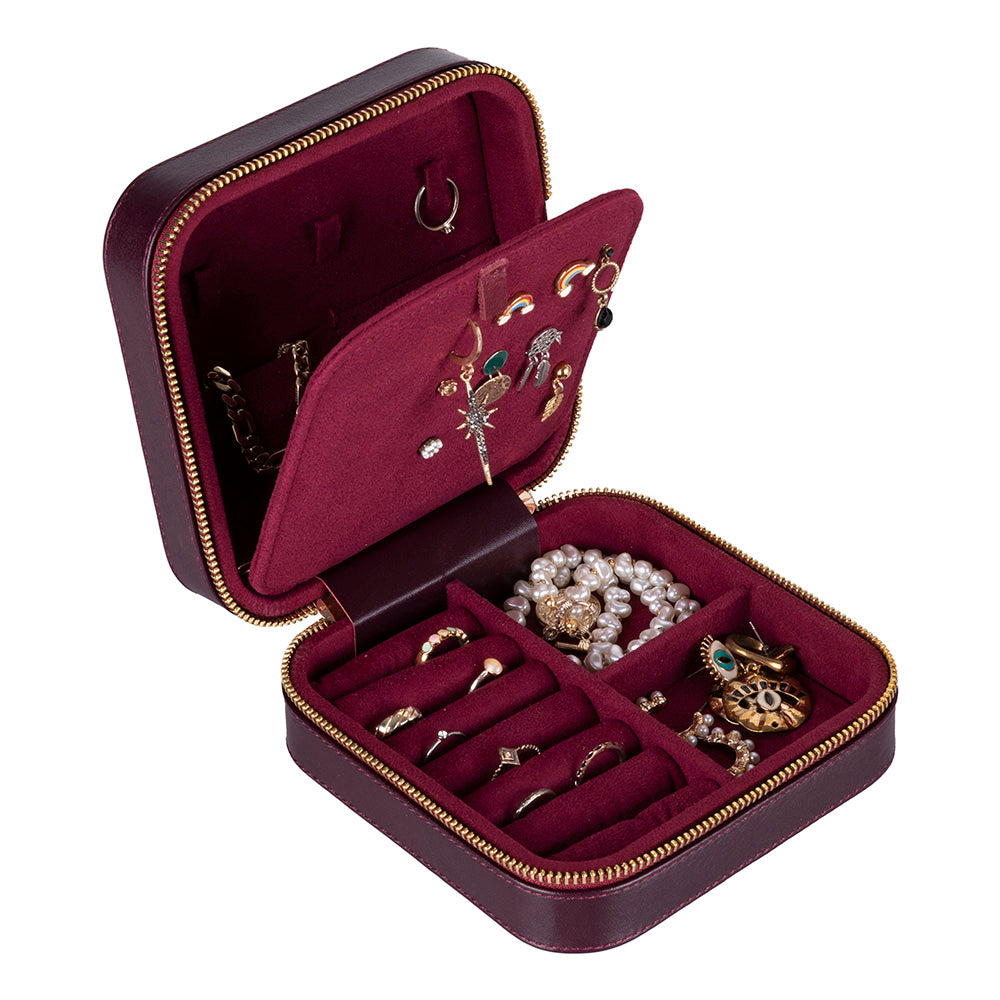 Amanda Genuine Leather Jewelry Box