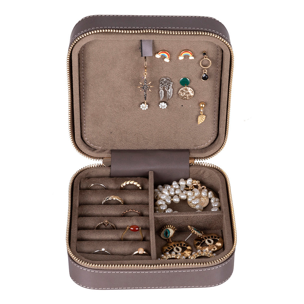 Amanda Genuine Leather Jewelry Box