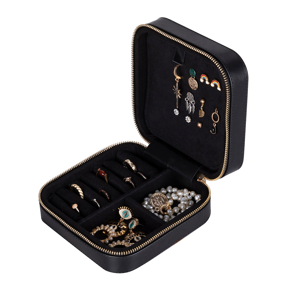 Amanda Genuine Leather Jewelry Box