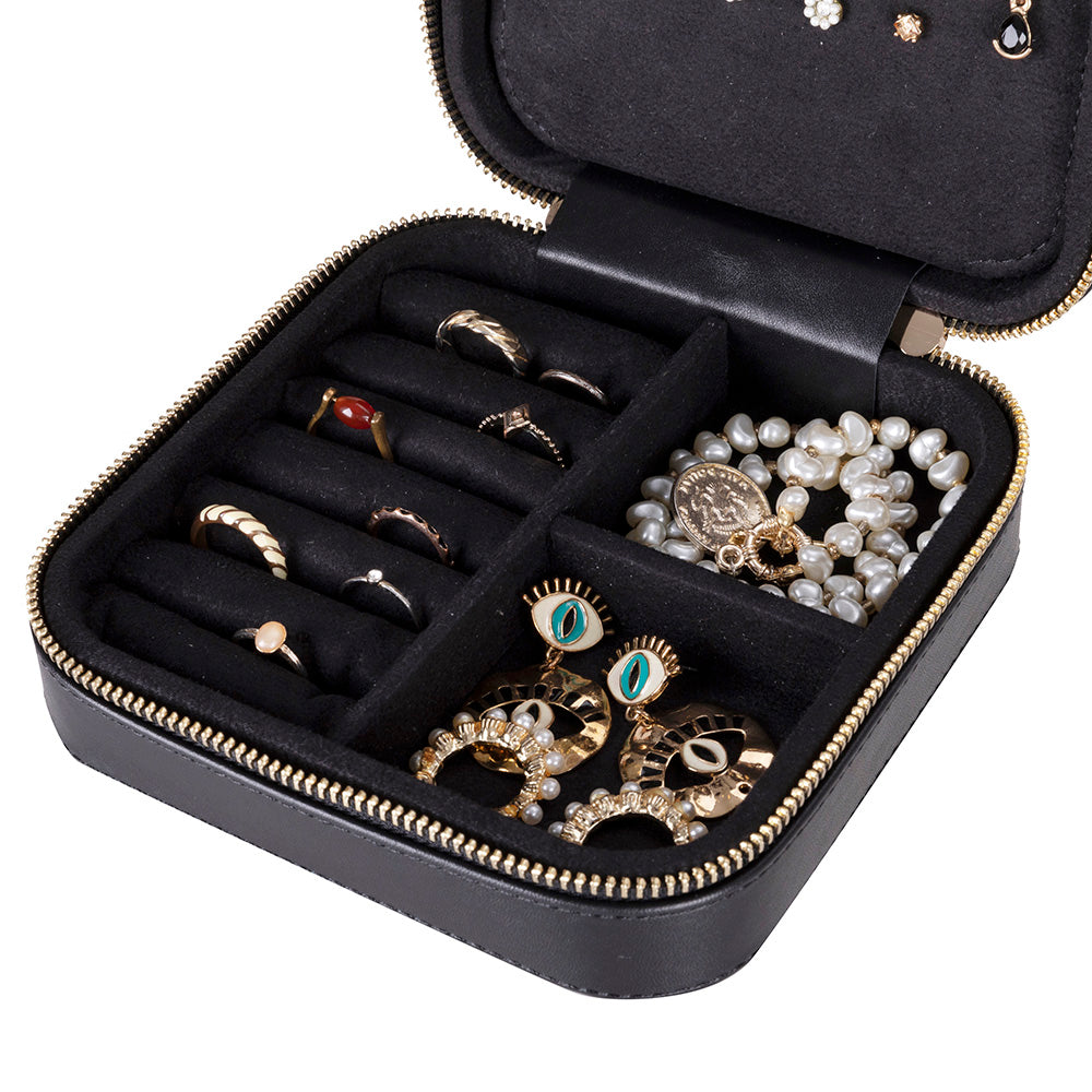 Amanda Genuine Leather Jewelry Box