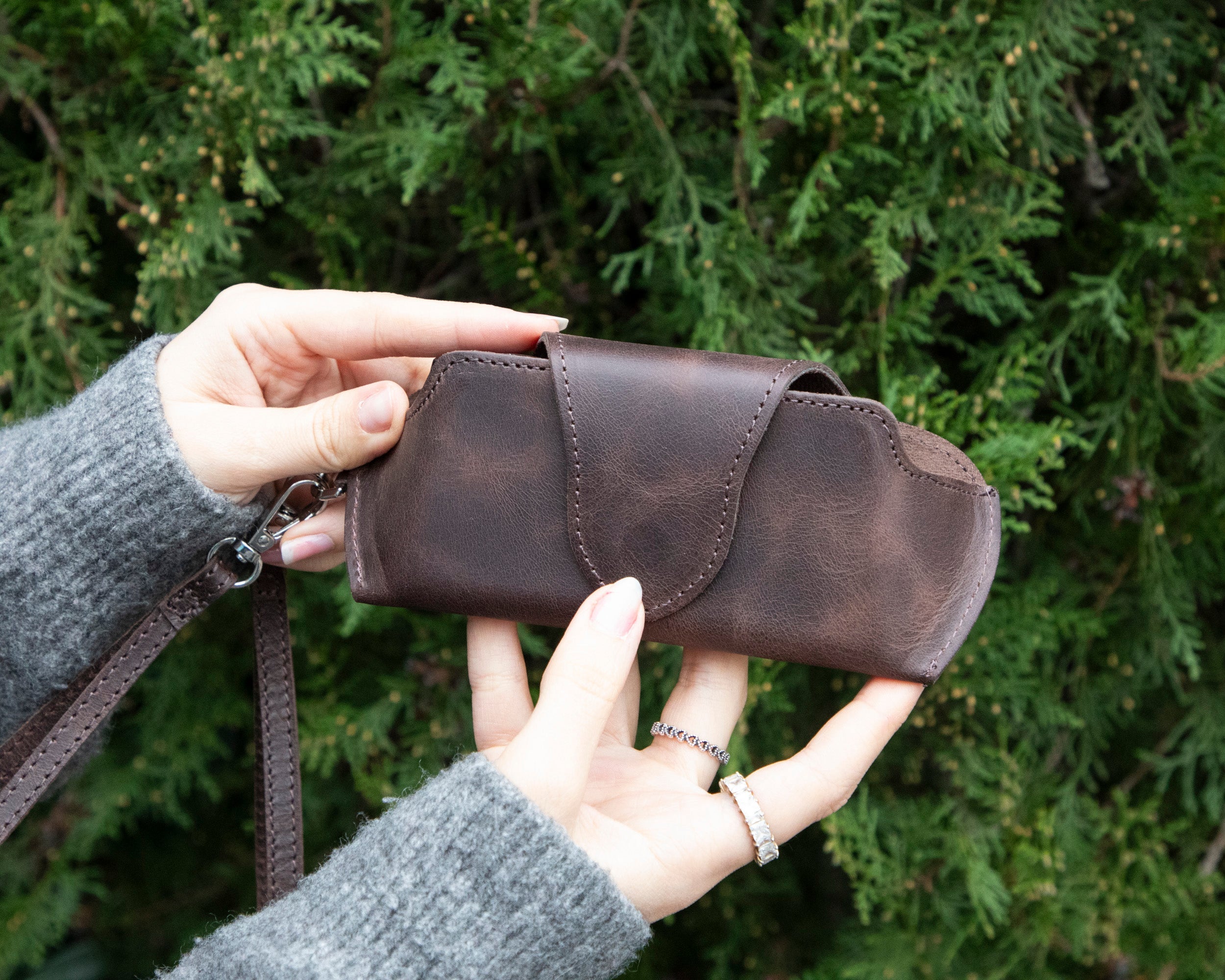 Riviera Glasses Leather Case