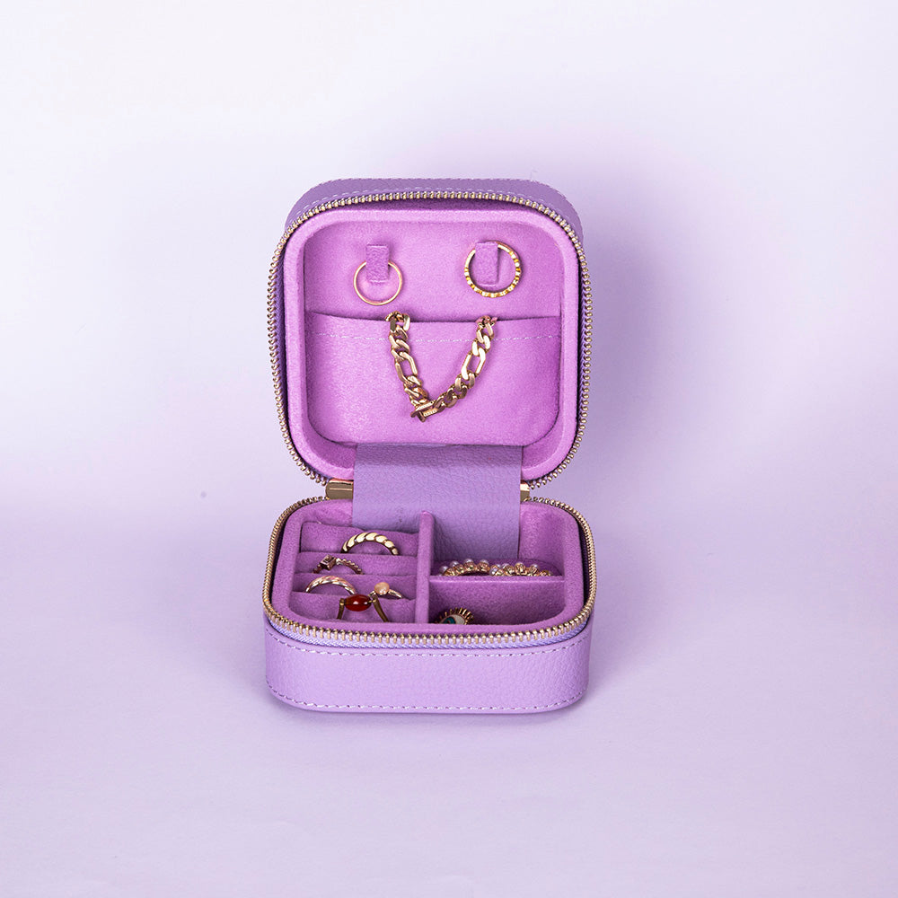 Amanda Genuine Leather Jewelry Box