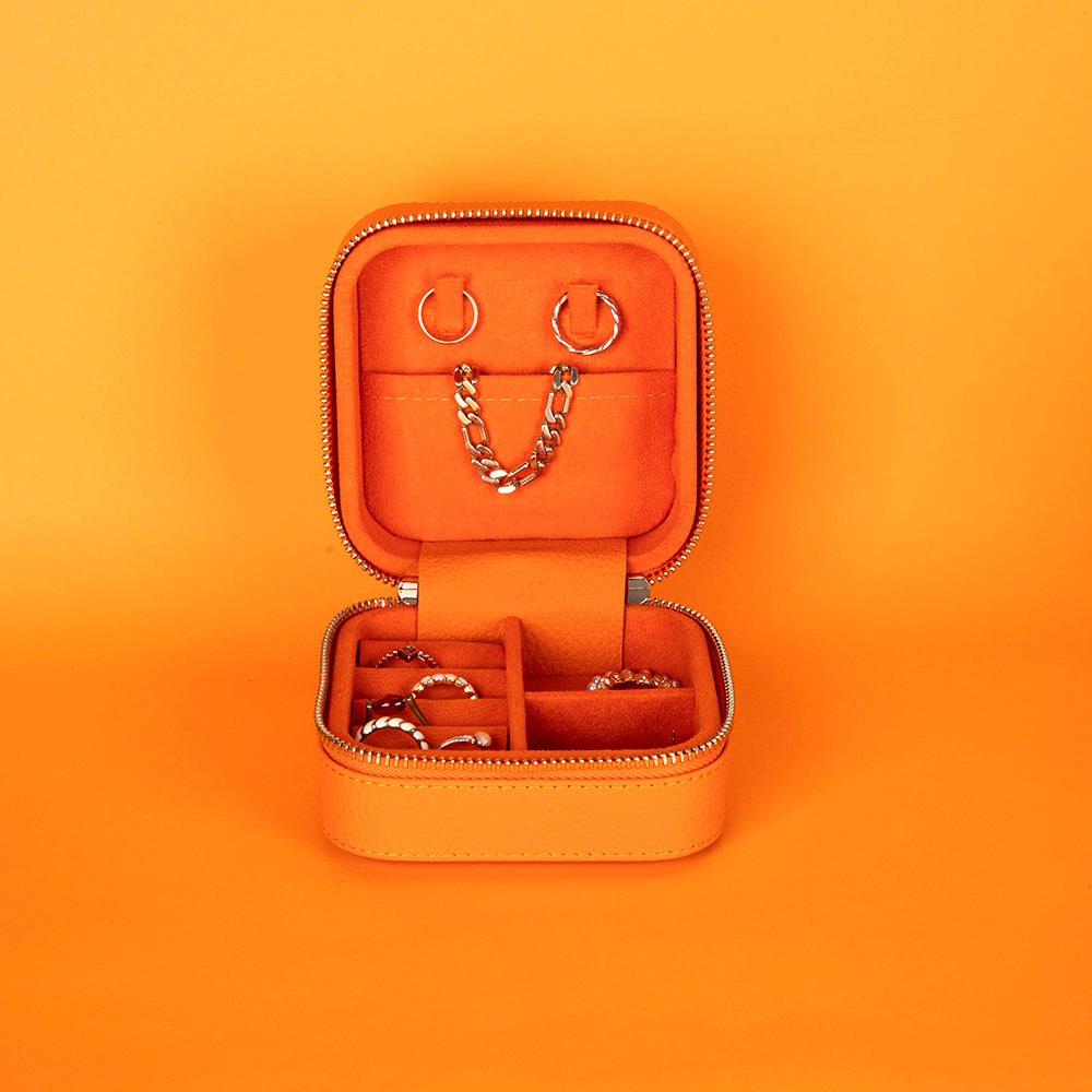 Amanda Genuine Leather Jewelry Box