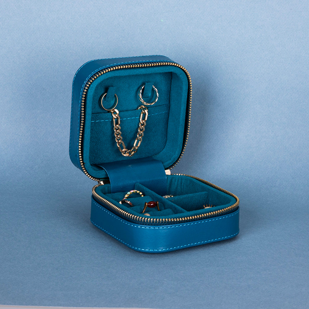 Amanda Genuine Leather Jewelry Box