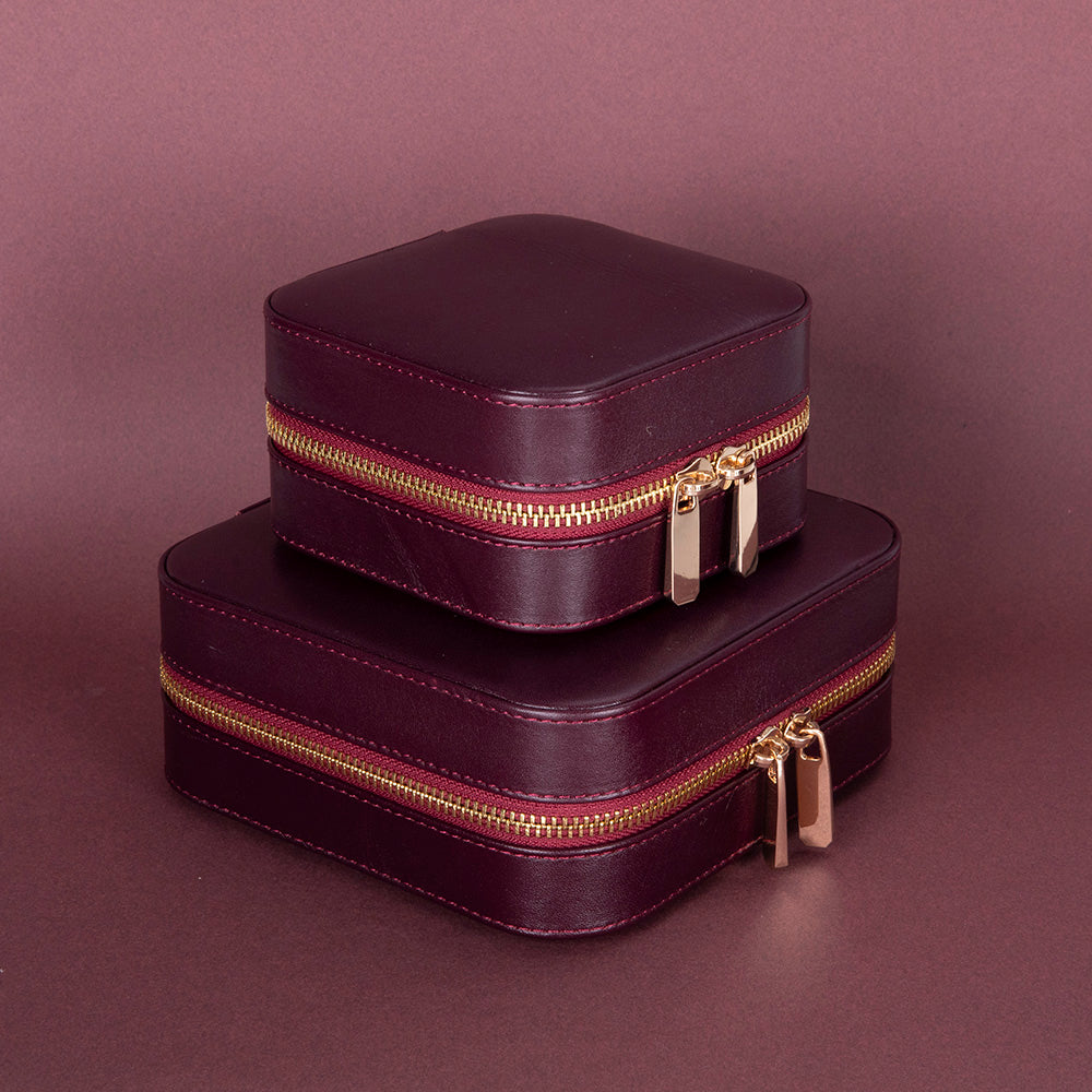 Amanda Genuine Leather Jewelry Box