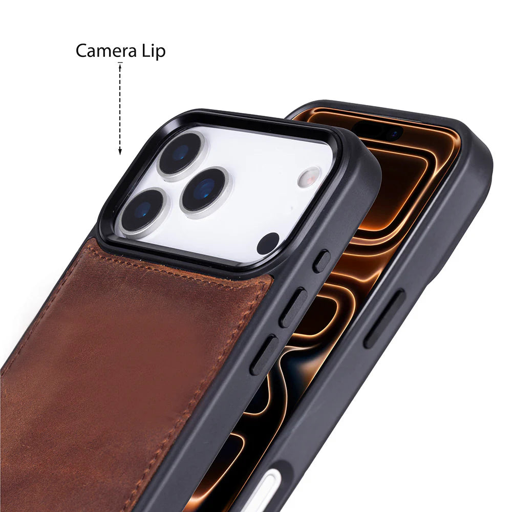Magic iPhone 17 Pro Deri Ayrılabilir Cüzdan Kılıf (RFID, Bouletta)