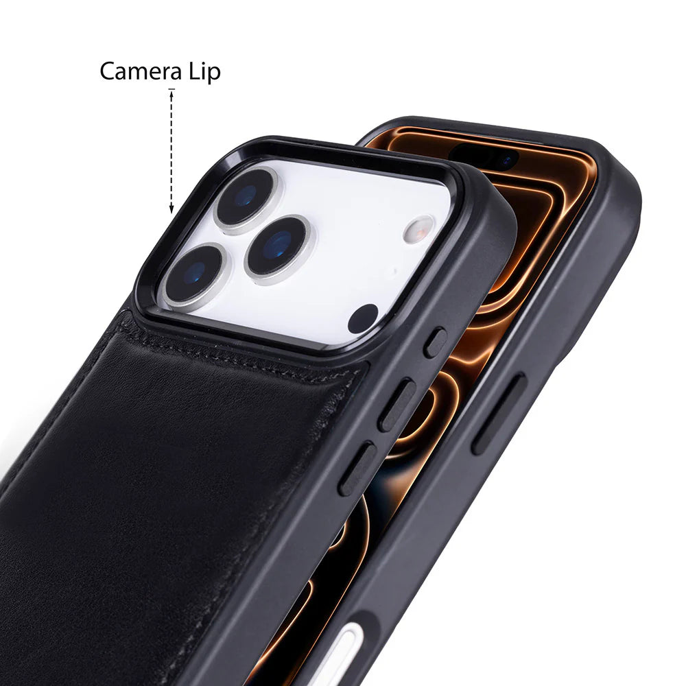 Magic iPhone 17 Pro Deri Ayrılabilir Cüzdan Kılıf (RFID, Bouletta)