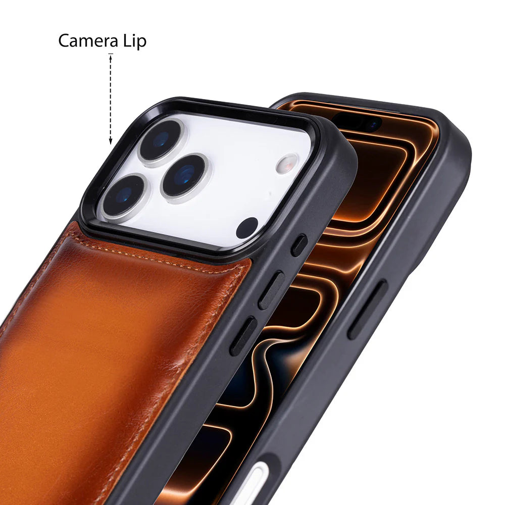 Magic iPhone 17 Pro Deri Ayrılabilir Cüzdan Kılıf (RFID, Bouletta)