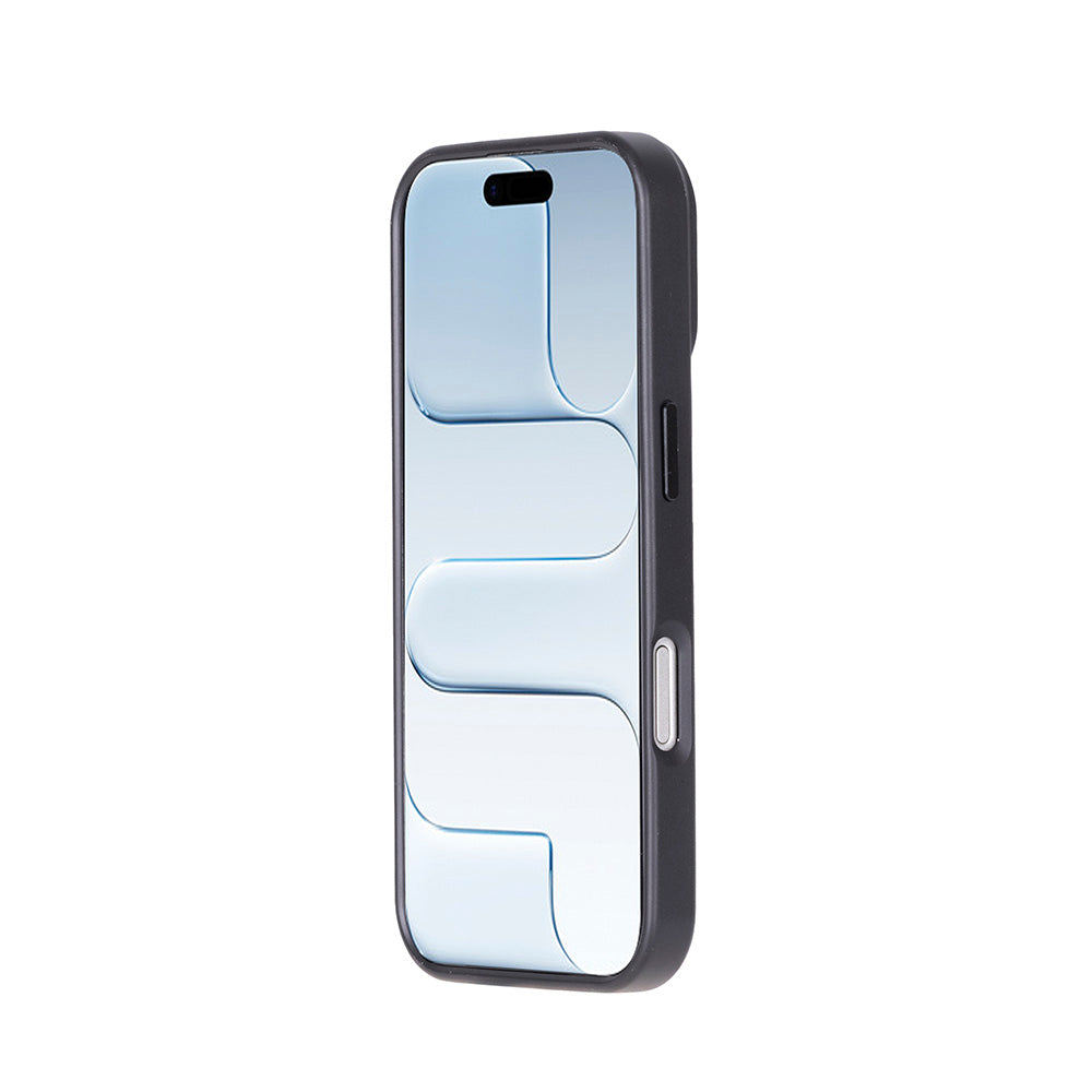 Magic iPhone 17 Detachable Genuine Leather Wallet Case