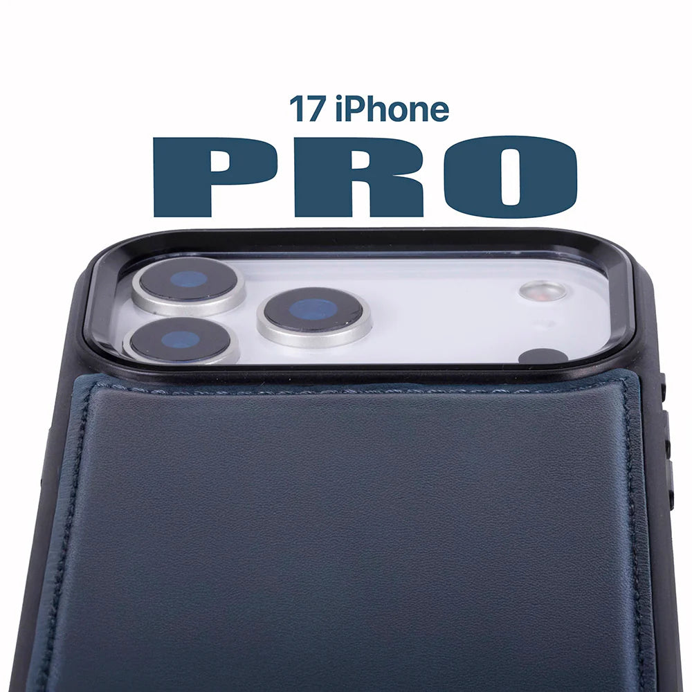 Magic iPhone 17 Pro Deri Ayrılabilir Cüzdan Kılıf (RFID, Bouletta)