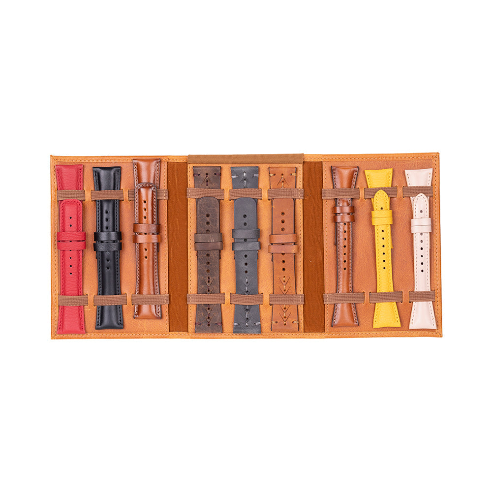 Triple Watch Band Genuine Leather Organizer