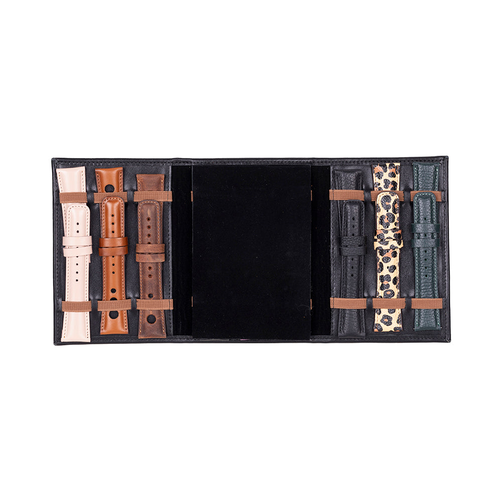 Triple Watch Band Genuine Leather Organizer