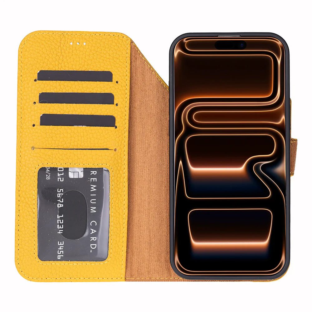 Magic iPhone 17 Pro Leather Detachable Wallet Case (RFID)