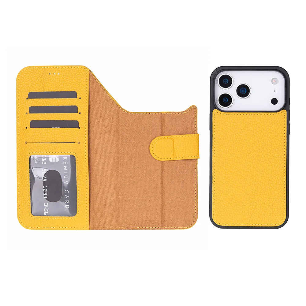 Magic iPhone 18 Pro / 17 Pro Leather Detachable Wallet Case (RFID)