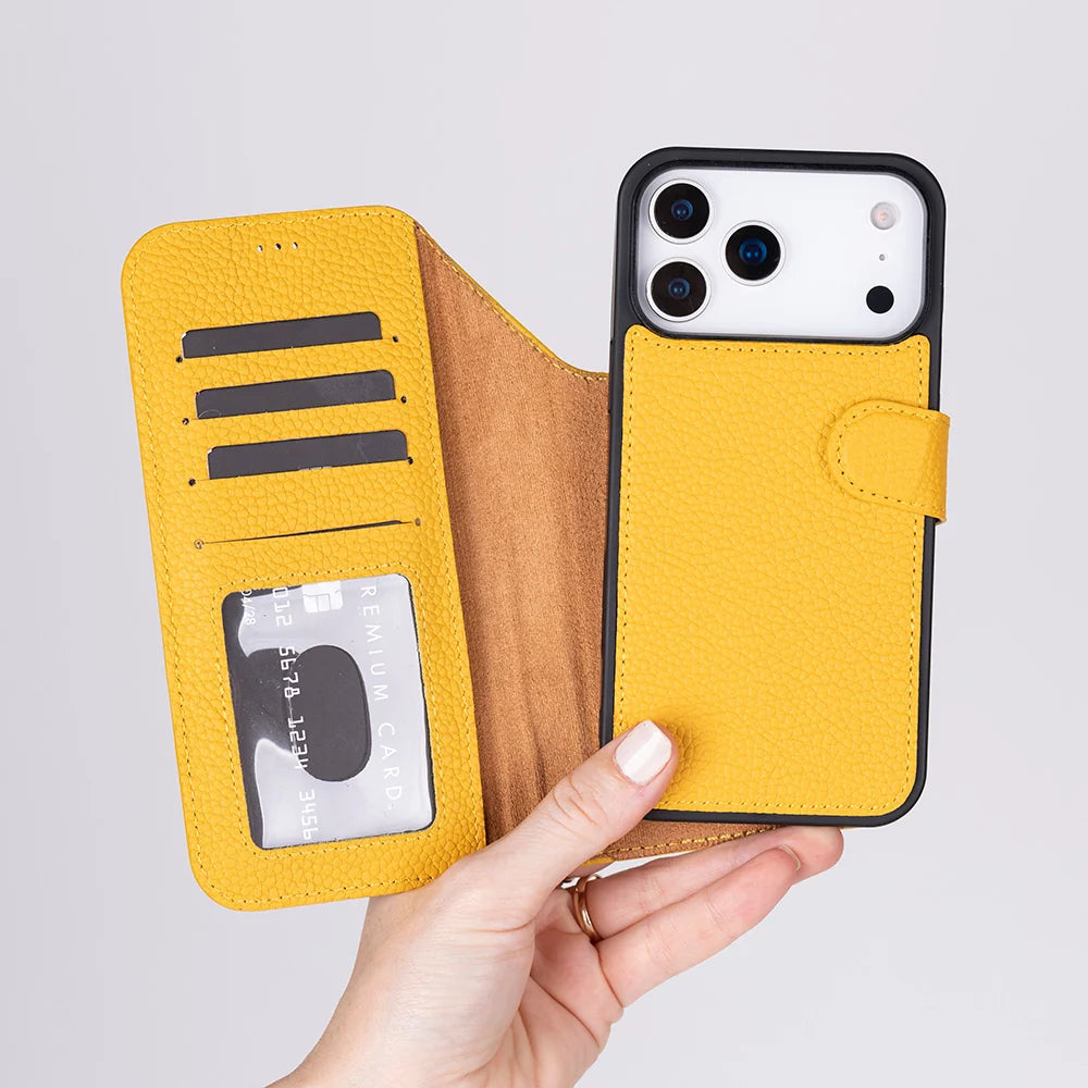 Magic iPhone 18 Pro / 17 Pro Leather Detachable Wallet Case (RFID)