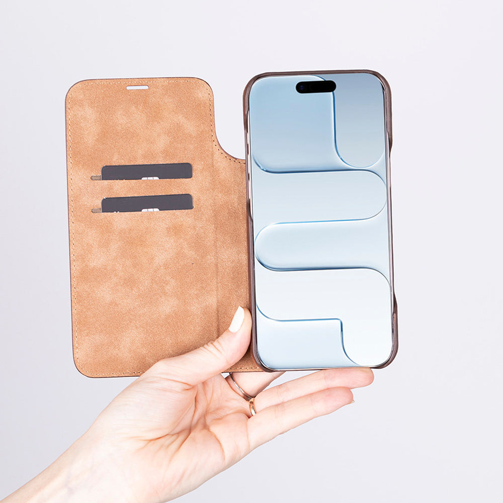Sonat Genuine Leather iPhone 17 Air Folio Case