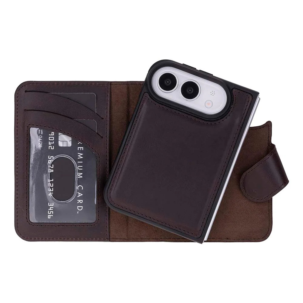 Magic iPhone Duo Leather Detachable Wallet Case