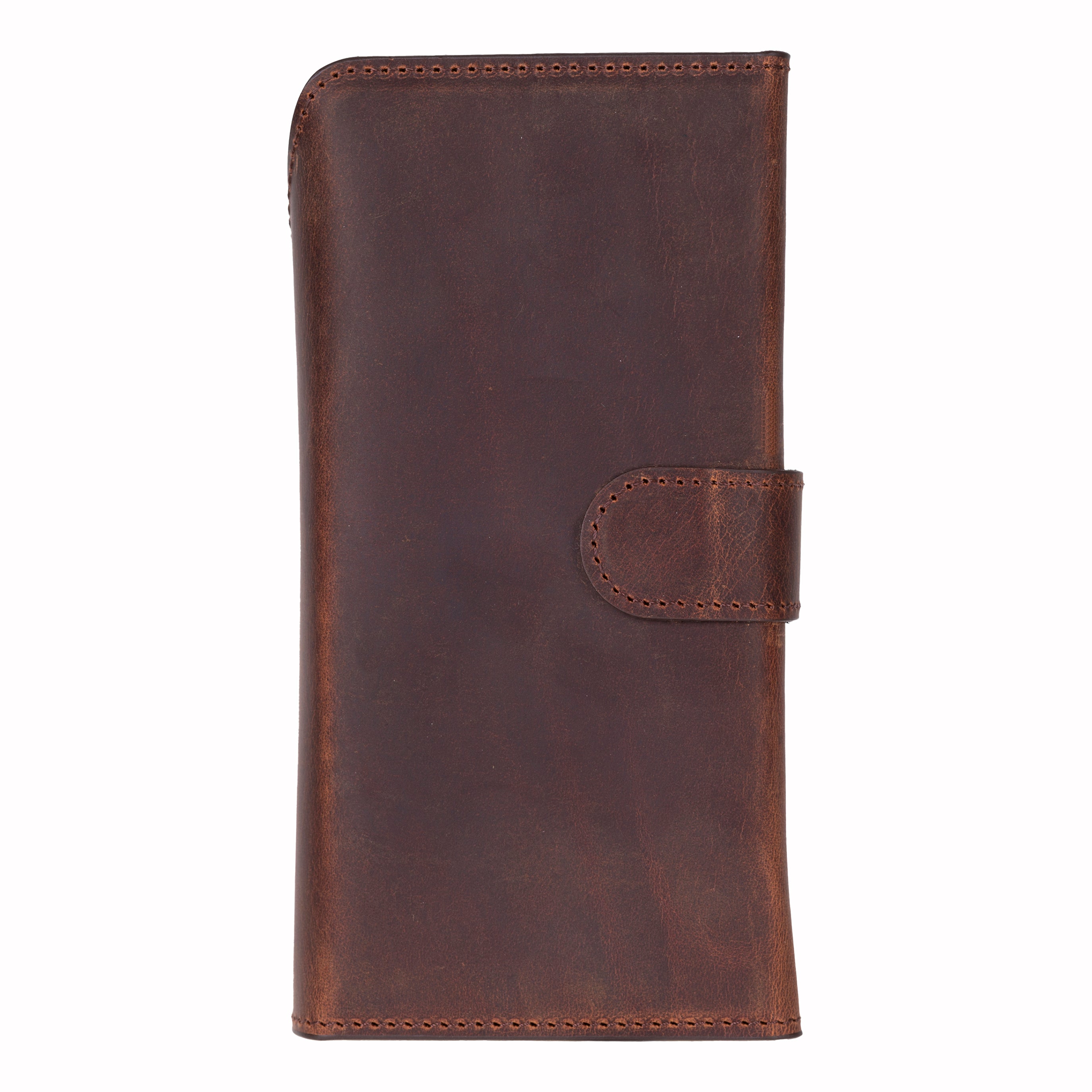 Santa iPhone 17 Pro Max Genuine Leather Detachable Wallet Case