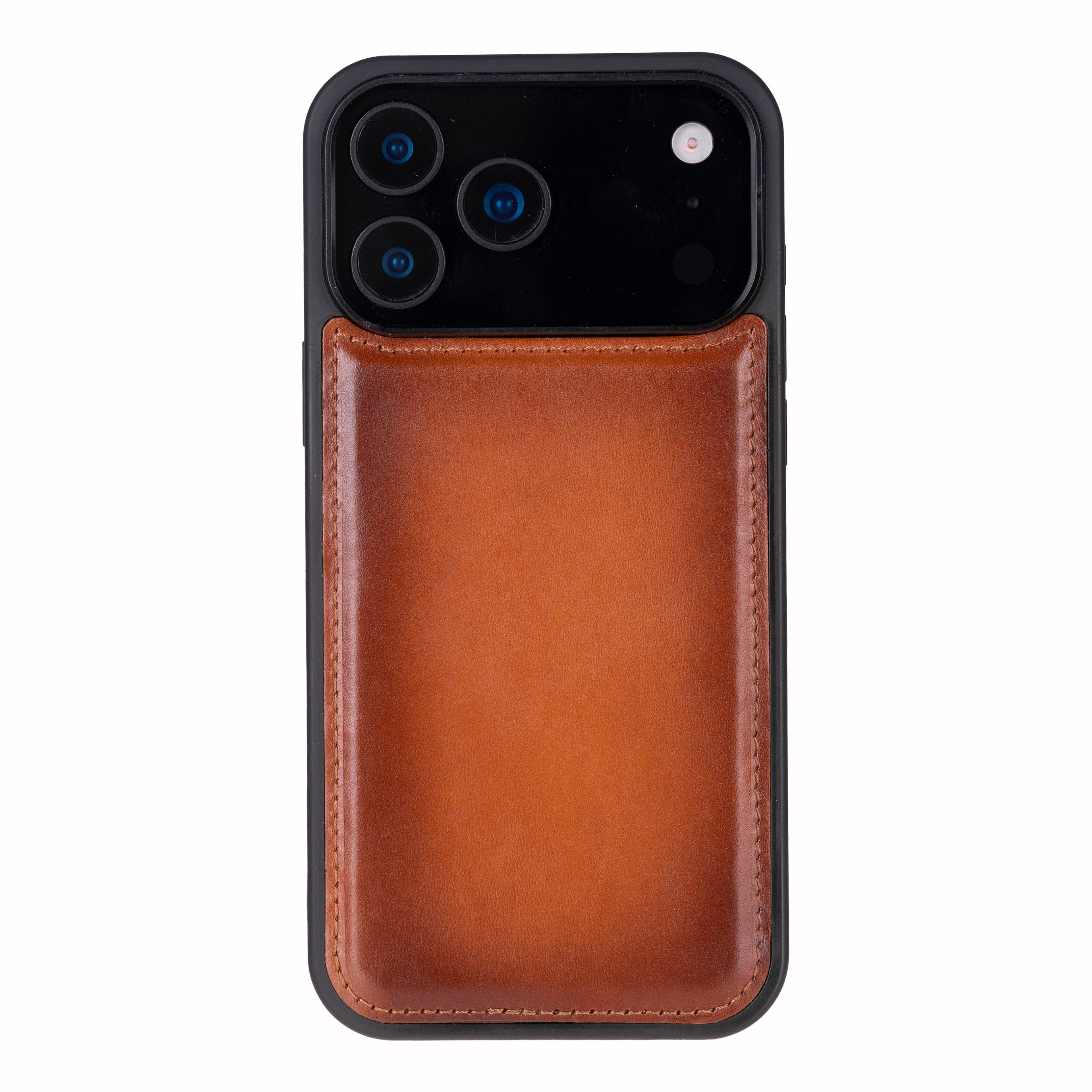 Santa iPhone 17 Pro Max Genuine Leather Detachable Wallet Case