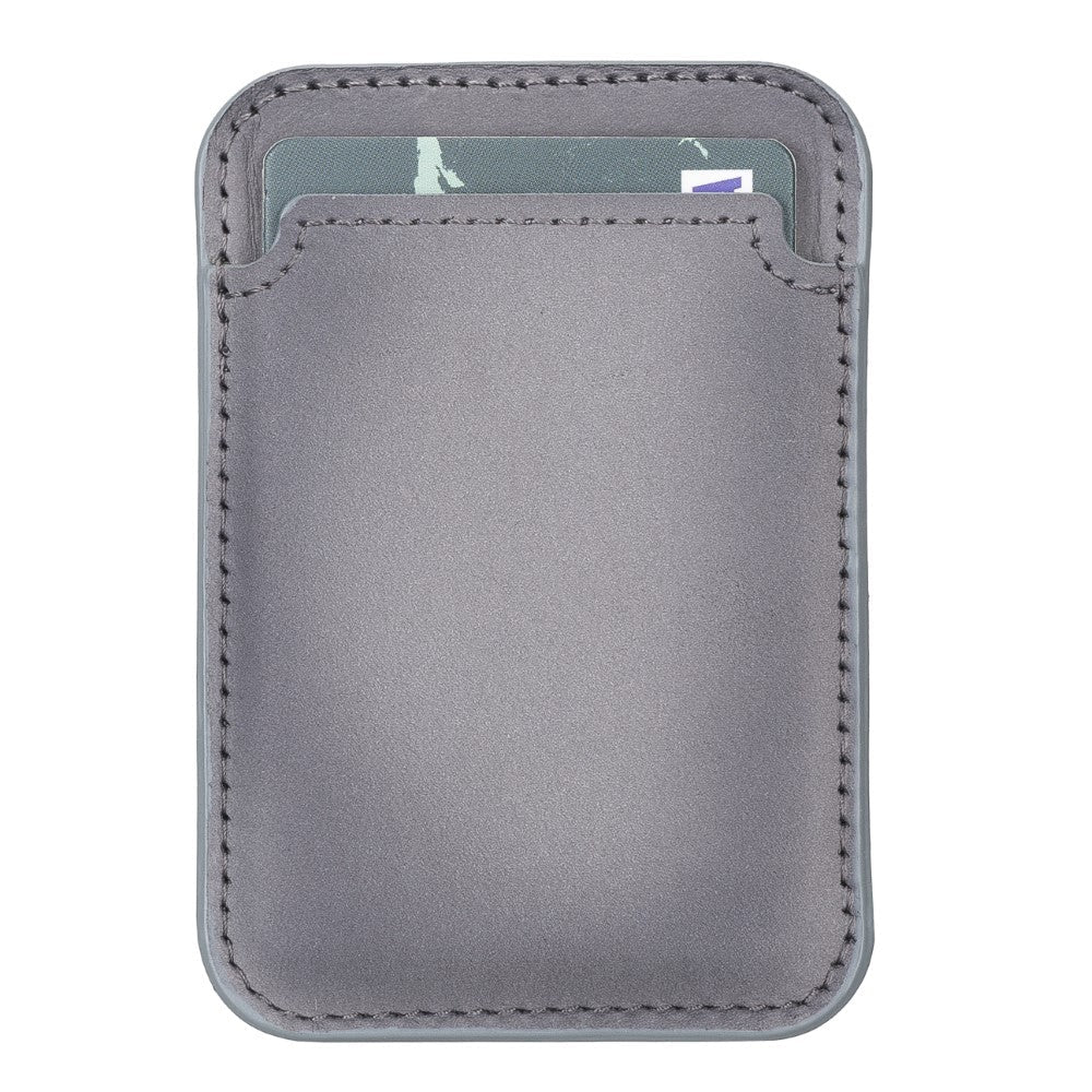 Maggy Leather Magnetic Card Holder - saracleather