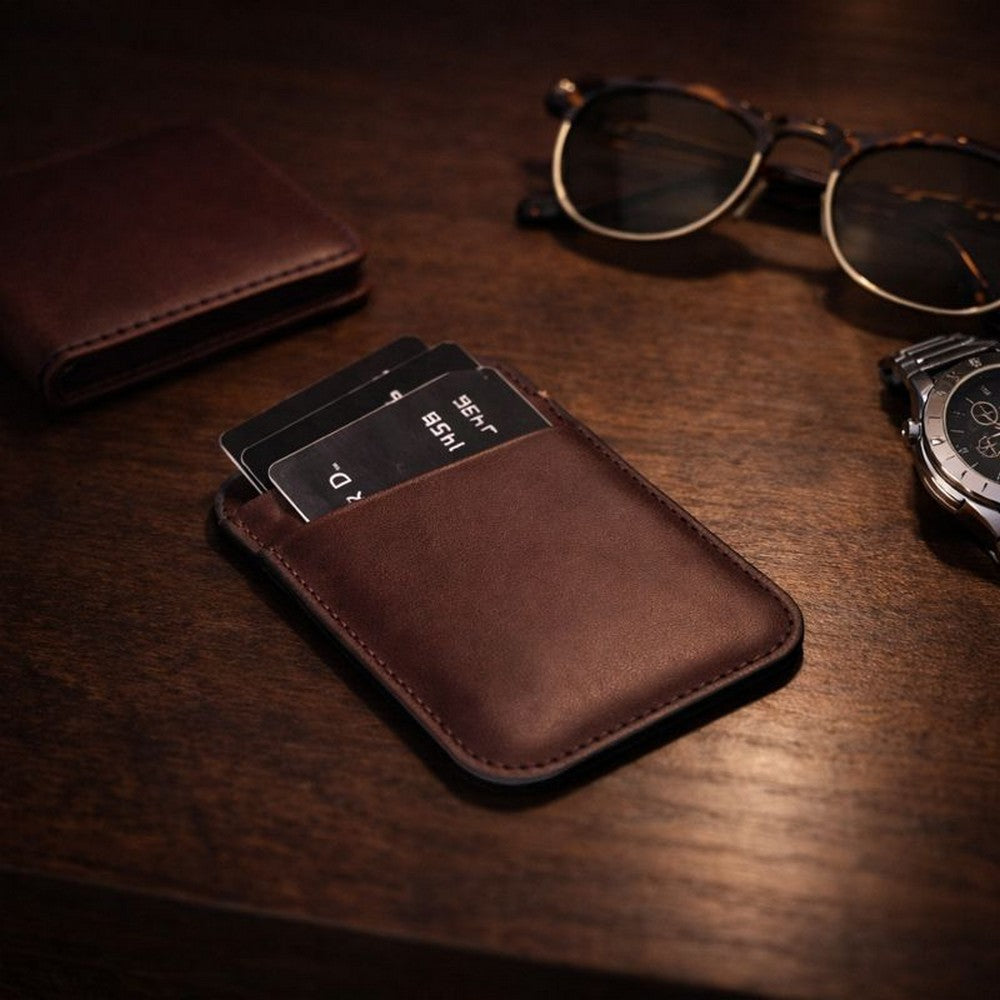 Maggy Fit CC Genuine Leather Magnetic Card Holder