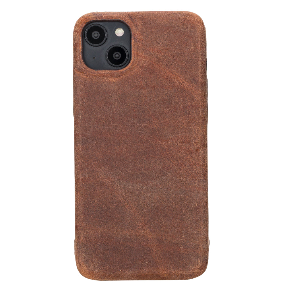 Rock Cover iPhone 15 Plus Genuine Leather Case