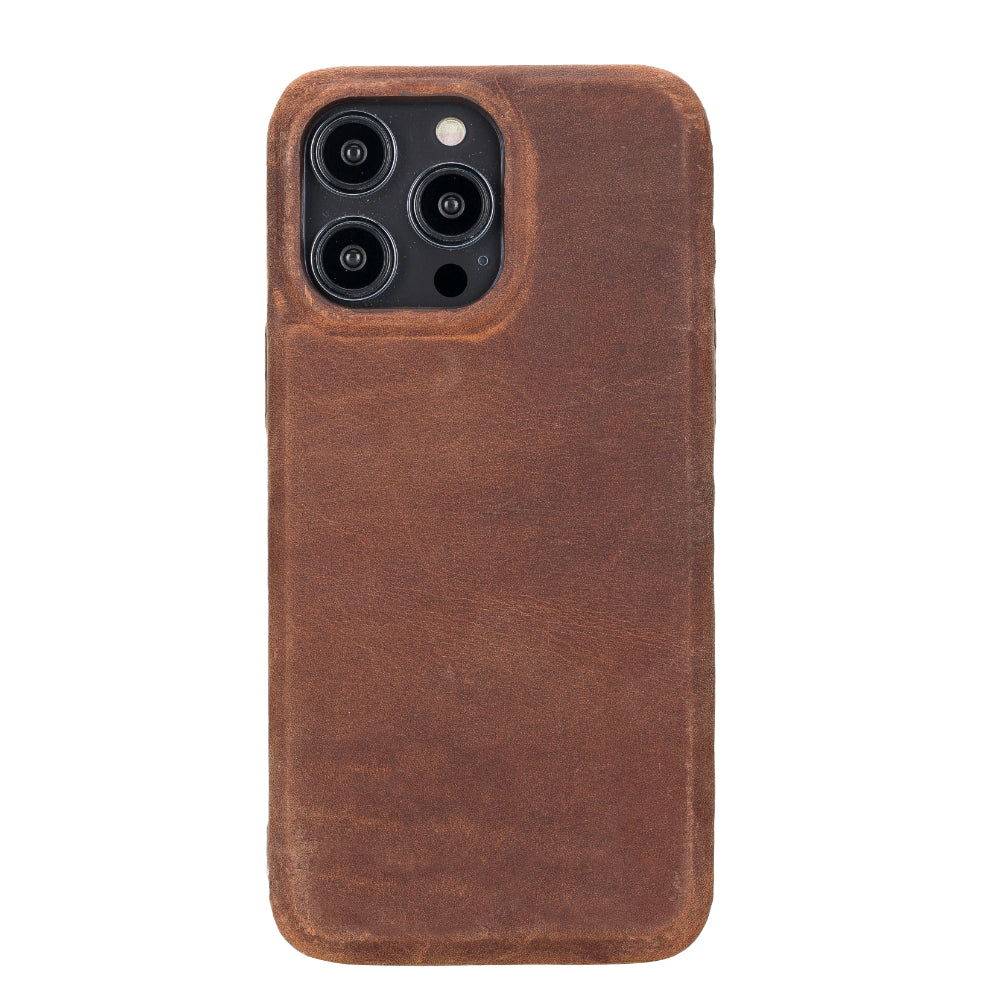 Rock Cover iPhone 15 Pro Max Genuine Leather Case
