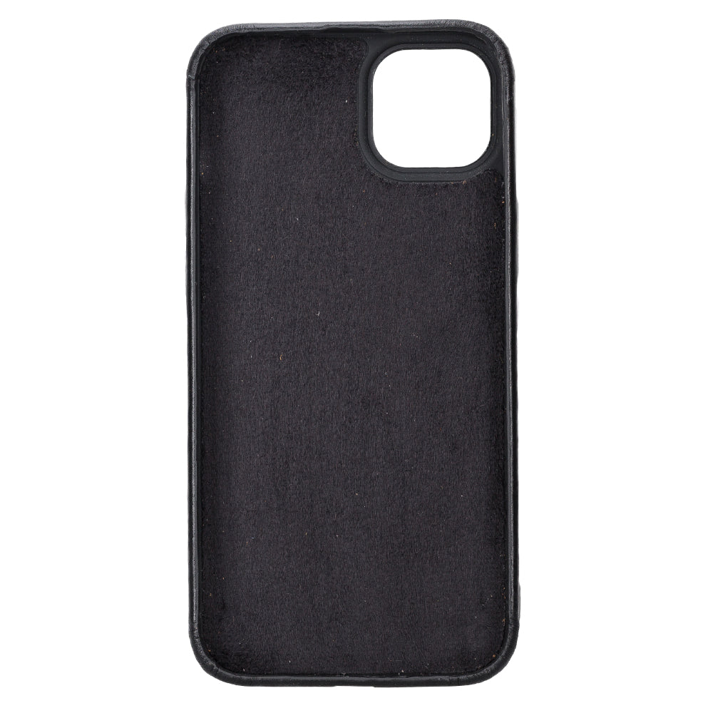 Rock Cover iPhone 15 Plus Genuine Leather Case