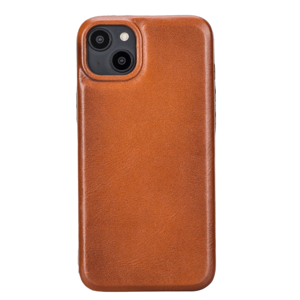 Rock Cover iPhone 15 Plus Genuine Leather Case